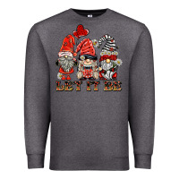 Charcoal Heather let it be ladybug gnomies Premium Sweatshirt - BarkalooDesign