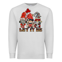 Dove Grey let it be ladybug gnomies Premium Sweatshirt - BarkalooDesign