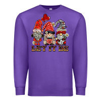 Purple let it be ladybug gnomies Premium Sweatshirt - BarkalooDesign
