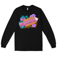Black hello preschool Long Sleeve Tee - RanaPortraitStore