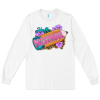White hello preschool Long Sleeve Tee - RanaPortraitStore