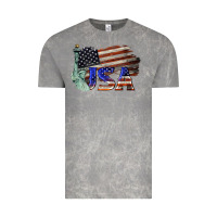 Cloud Rock usa  statue of liberty Vintage Tee - BarkalooDesign