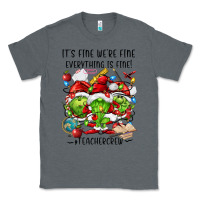 Charcoal Heather it's fine we're fine everythıng is fine! Classic Tee - FaDigitalArtStudio