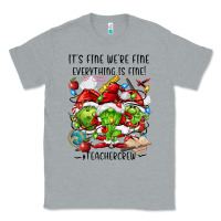 Heather Grey it's fine we're fine everythıng is fine! Classic Tee - FaDigitalArtStudio