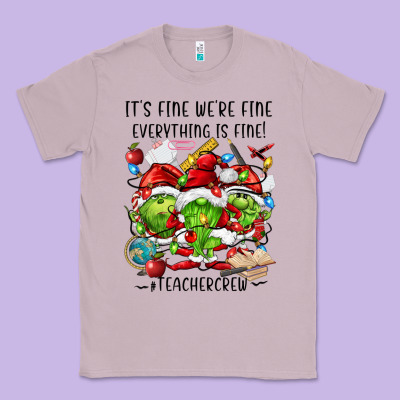 It's Fine We're Fine Everythıng Is Fine! Classic Tee Designed By Fadigitalartstudio