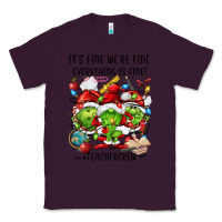 Plum it's fine we're fine everythıng is fine! Classic Tee - FaDigitalArtStudio