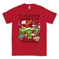 Red it's fine we're fine everythıng is fine! Classic Tee - FaDigitalArtStudio