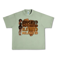 Oil Green educated motivated elevated melanated Urban Heavy Tee - texasbilliewilder