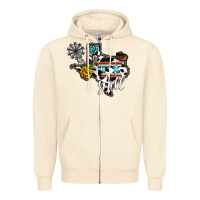 Sandshell tx yall western Zipper Hoodie - CowhideDigitalArt