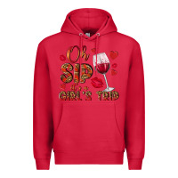 Cardinal oh sip its a girls trip Premium Hoodie - NancyCooperArtShop
