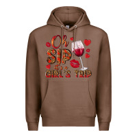 Chestnut oh sip its a girls trip Premium Hoodie - NancyCooperArtShop
