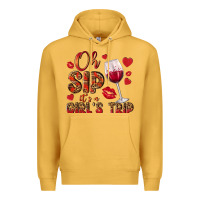 Mustard oh sip its a girls trip Premium Hoodie - NancyCooperArtShop
