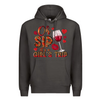 Smoke oh sip its a girls trip Premium Hoodie - NancyCooperArtShop