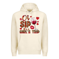 Tofu oh sip its a girls trip Premium Hoodie - NancyCooperArtShop