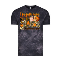 Cloud Black im just here for the snacks basketball sister Vintage Tee - Zillion Design Studio