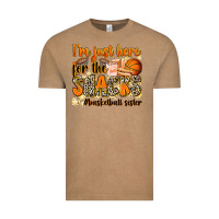 Vintage Coffee im just here for the snacks basketball sister Vintage Tee - Zillion Design Studio