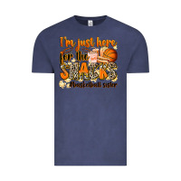 Vintage Denim im just here for the snacks basketball sister Vintage Tee - Zillion Design Studio