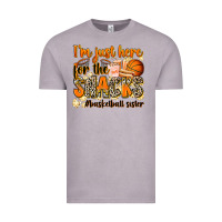 Vintage Zinc im just here for the snacks basketball sister Vintage Tee - Zillion Design Studio