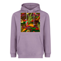 Lavender mexican food seamless pattern Heavyweight Hoodie - BundleAndBundleShop