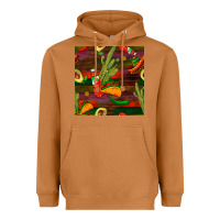 Meerkat mexican food seamless pattern Heavyweight Hoodie - BundleAndBundleShop