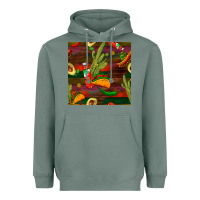 Sage mexican food seamless pattern Heavyweight Hoodie - BundleAndBundleShop