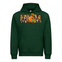 Forest Green Western Mom With Pumpkins Urban Hoodie - BundleAndBundleShop