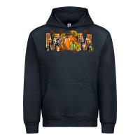 Navy Western Mom With Pumpkins Urban Hoodie - BundleAndBundleShop