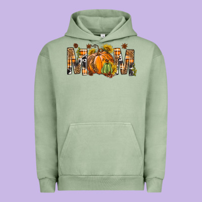 Western Mom With Pumpkins Urban Hoodie Designed By Bundleandbundleshop