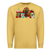 Antique Gold lady of guadalupe coffee Premium Sweatshirt - Jasminsmagicworld