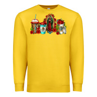 Lemon lady of guadalupe coffee Premium Sweatshirt - Jasminsmagicworld