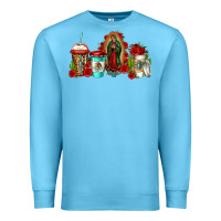 Ocean Blue lady of guadalupe coffee Premium Sweatshirt - Jasminsmagicworld