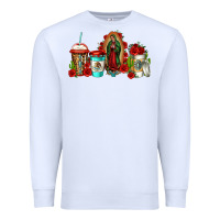 White lady of guadalupe coffee Premium Sweatshirt - Jasminsmagicworld