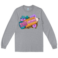 Heather Grey Hello 2nd Grade Long Sleeve Tee - RanaPortraitStore