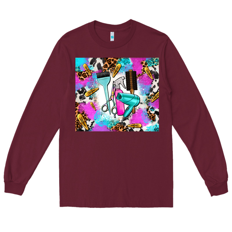 Hair Stylist Long Sleeve Tee by AdoDesignShop | Teevron