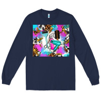 Navy hair stylist Long Sleeve Tee - AdoDesignShop