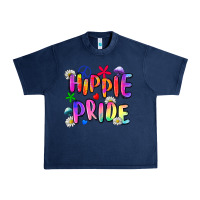 Navy hippie pride Urban Heavy Tee - Zillion Design Studio