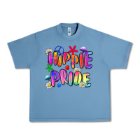 Pebble Blue hippie pride Urban Heavy Tee - Zillion Design Studio