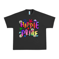 Pigment Black hippie pride Urban Heavy Tee - Zillion Design Studio