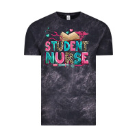 Cloud Black student nurse Vintage Tee - Zillion Design Studio