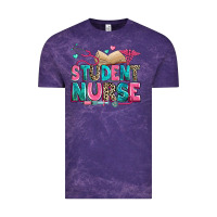 Cloud Purple student nurse Vintage Tee - Zillion Design Studio