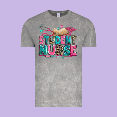 Student Nurse Vintage Tee Designed By Zillion Design Studio