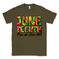 Army Green juneteenth free ish since 1865 Classic Tee - HRA Design Shop