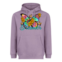 Lavender dreamer with Butterfly and sunflowers Heavyweight Hoodie - Artiststas