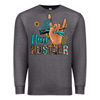 Charcoal Heather hair hustler Premium Sweatshirt - Jasminsmagicworld