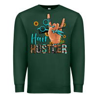 Sports Green hair hustler Premium Sweatshirt - Jasminsmagicworld