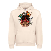 Sandshell Wild Camping Afro Messy Bbs Urban Hoodie - BundleAndBundleShop