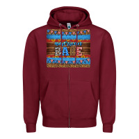 Burgundy american babe tumbler Zipper Hoodie - HRA Design Shop