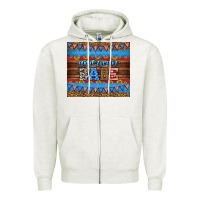Oatmeal Heather american babe tumbler Zipper Hoodie - HRA Design Shop