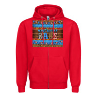 Red american babe tumbler Zipper Hoodie - HRA Design Shop