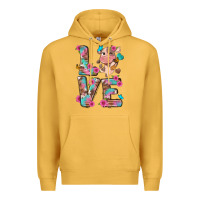 Mustard love little cute cow Premium Hoodie - NancyCooperArtShop